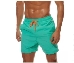 Custom Casual Men’s Boardshorts Swim Trunks Quick Dry Waterproof Breathable Elastic Waist Beach Surf Swimwear