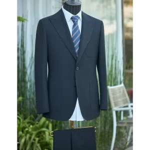 Custom Clothing Slim and Simple Men’s Regular Suit Jacket Traje Blazer Men Business Suit Set