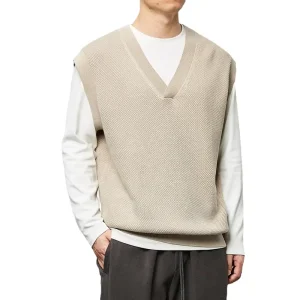 Custom Cotton Knitwear Men Sweater Plus Size Winter Knitted Sweater for Men