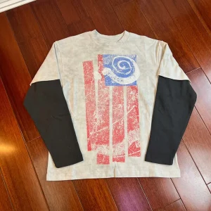 Custom Crewneck Sweatshirt Men’s Casual Crew Neck Heavyweight Cotton Jersey Fabric Double Layer Long Sleeve Tee