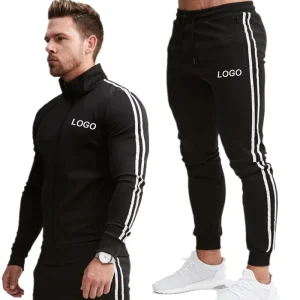 Custom Design Print Slim Fit Jogger Mens Sets Training Wear High Quality Polyester Tracksuits for Men