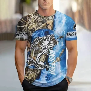 Custom Design Printed Knitted Men’s T-shirt Summer Casual Streetwear
