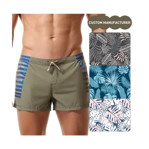 Custom Design Swimwear Quick Dry Swimming Trunks Summer Casual Men Athletic Shorts Surf Beach Board Shorts