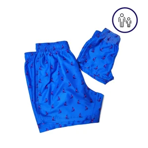 Custom Designed Waterproof Floral Leopard Animal Print 1 Adult Men’s Swim Trunks Breathable Summer Swimwear Digital Printed