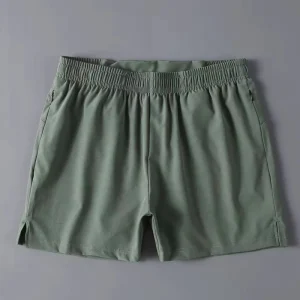 Custom Drawstring Activewear Shorts Slip Pockets Fitness Gym Running Men’s Outdoor 4-way Stretch Shorts Quick-dry