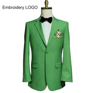 Custom Embroidered Varsity Jackets Custom Blazer Jacket for Men and Women Single Breasted Suit With Logo Elegant Men’s Coat