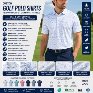 Custom Embroidery Full Print Camisas Sport Polos Personalizadas Para Hombres Shirt High Quality Pattern Homme Polo Golf Shirts