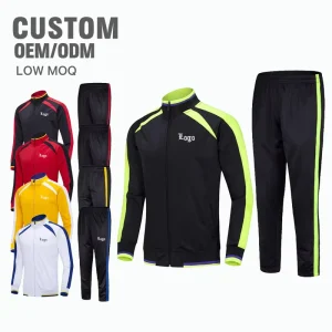 Custom Fitness Outdoor Quick Dry Stand Up Zipper Jacket Sweatpants Sweatsuits Loose Running Jogging Men’s Tracksuits