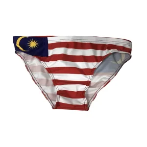 Custom Flag Designs Men’s Sexy Thong Swimming Trunks Fashion Beach Shorts Spandex Swimwear String Men Swim Brief