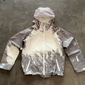 Custom Heat Reactive Men’s Jackets Windbreaker Softshell Waterproof Thermochromic Jacket Color Changing Rain Coat Men