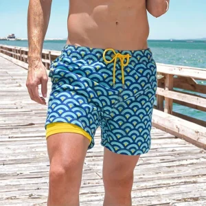 Custom Heat Transfer Printed 100% Polyester Casual Mid Men’s Shorts Summer Swimwear Quick Dry Waterproof Breathable Eco Friendly