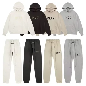 Custom High Quality Heavyweight Autumn Casual Streetwear Men’s Hoodies Sweatshirts ESS Cotton Designer Boxy Pullover Hoodie