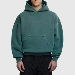 Custom High Quality Men’s Hoodies Casual Washed 100% Cotton Pullover Eco Friendly Quick Dry Relaxed Fit Sweatshirts Holds Its