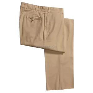 Custom High Quality Men’s Straight Mid Waist Street Style Wrinkled Casual Pants