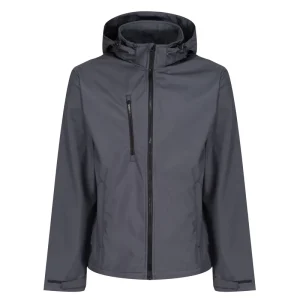 Custom High Quality Outdoor Mens Water Resistant Softshell For Men Factory Winter Hooded Coat With Chest Pocket