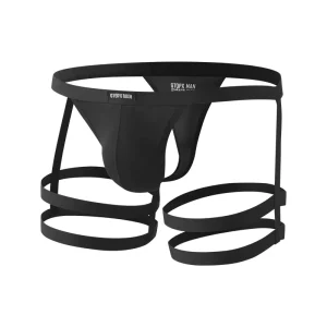 Custom High-end Men’s European American GAY Breathable Hip Lifting Single Thong Low-rise Sexy Thin U Convex Jockstrap Underwear
