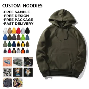 Custom Hoodies for Printing 3D Puff Print Men’s Hoodies & Sweatshirts Blank Pullover Polyester Men’s Hoodie