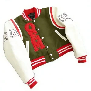 Custom LOGO Chenille Embroidery Safari Jacket Men Stand Waterproof Polyester Cotton Baseball Letterman Country