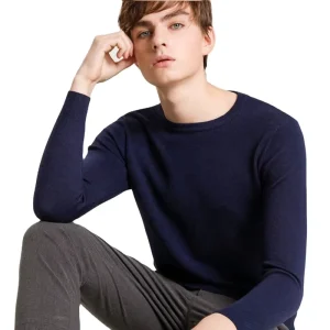 Custom LOGO Men’s Sweater Long Sleeve Knitwear Crew Neck Men Clothes Knitted Casual Pullover Men Sweaters