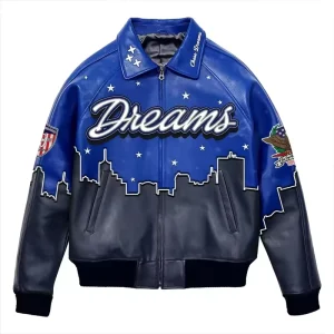 Custom Leather Varsity Jacket Men’s Chenille Embroidered Letterman Coat Winter Streetwear Bomber Jacket
