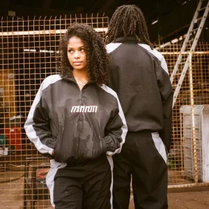 Custom Letter Printed Logo Oversize Lightweight Polyester Nylon Jogging Suit Tracksuit Windbreaker Jacket Zipper Men’s Tracksuit