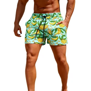 Custom Logo Beach Shorts Beachwear Casual Men’s Swimwear