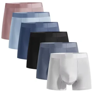 Custom Logo Boxer Briefs, Soft Bamboo Viscose Men’s Boxer Briefs, Breathable Shorts, Men’s Underwear