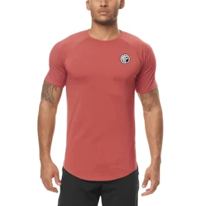 Custom Logo Casual Men’s Slim Fit Gym Clothing Bodybuilding Fitness Sportswear Summer Quick Dry Breathable Training T Shirt