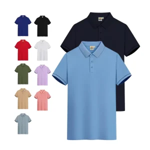 Custom Logo Cotton Uniform Plain Blank Polo Shirt T Shirt Embroidered Men’s Golf Polyester Polo Shirts Dry Anti-wrinkle Fleece