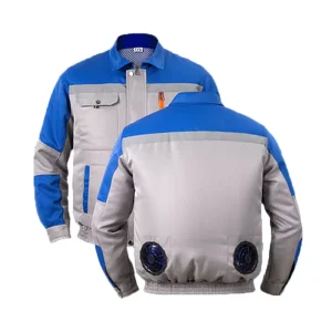 Custom Logo Fan Cooling Jacket Men’s Durable Work Uniform For High Temperature Environment Workwear