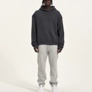 Custom Logo Heavyweight 360 GSM Cotton Blends French Terry Hoodies Loose Drop Shoulder Men Oversized Hoodies