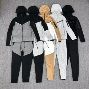 Custom Logo Men Joggers Sets Tracksuit Sportswear Training Wear Custom Gym Comfortable Men’s Tracksuit