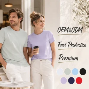Custom Logo Men’s 40S Lyocell Blended Basic T Shirts Breathable Business Casual Premium Quality Tshirt for Men