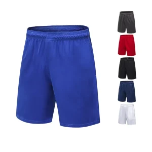 Custom Logo Men’s Athletic Gym Shorts with Pockets Quick Dry Activewear Workout Running Shorts for Men