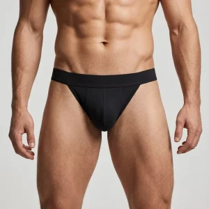 Custom Logo Men’s Gay Underwear, Simple G-Strings Panties, Comfortable High Jockstraps