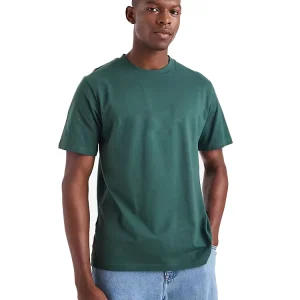 Custom Logo Men’s Relaxed Fit Cotton Short Sleeve Crew Neck T Shirt Plain Design Eco Friendly