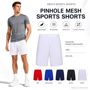 Custom Logo Men’s Sports Shorts Quick Dry Polyester Breathable Lightweight Running Shorts For Men Gym Training Shorts