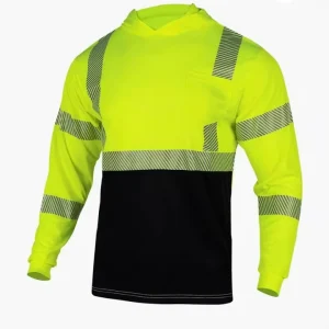 Custom Logo Men’s Waterproof Work Suit High Visibility Reflective Safety Long Sleeve Winter Jacket