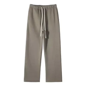 Custom Logo Oversized Heavyweight 350Gsm Vintage Men’s Joggers Straight Track Pants Polyester Cotton Sweatpants