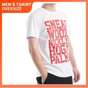 Custom Logo Plus Size Summer Digital Printing 100% Cotton Men’s Hip-Hop T-Shirts