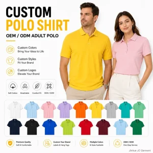 Custom Logo Polo Shirt Men Women Premium 100% Combed Cotton Private Label Corporate Uniform OEM ODM Golf Polo Shirt
