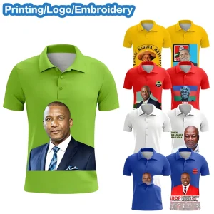 Custom Logo Printing Breathable Polyester Sports Plain Polo T Shirts for Men Custom Men’s Polo Shirt