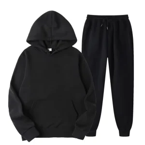 Custom Logo Pullover Jacket Gym Pant Jogging Men Tracksuit Sweatshirts Men’s Hoodies Set