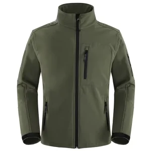 Custom Logo Sports Windproof Waterproof Outdoor Softshell Hunting Fishing Jacket Men’s Outdoor Clothing