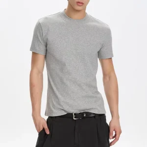 Custom Logo T Shirt Casual Solid Color T Shirts Round Neck Sports Short Sleeve Men’s Summer T Shirts