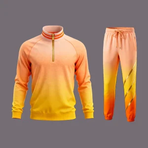 Custom Logo Tracksuit Set Men Sportswear Training Windproof Sport Suit