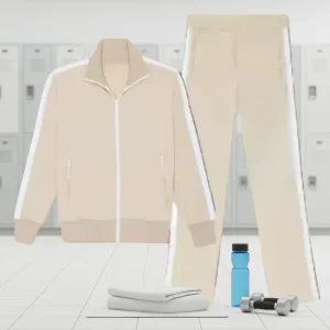 Custom Logo Zipper Plus Size Casual Men’s Tracksuit Breathable Vintage Style 100% Cotton Full Customization for Winter