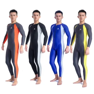 Custom Long Sleeves Training Swimwear Men’s Quick-Dry Breathable Bathing Suits Men’s Swimsuit