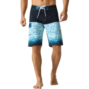 Custom Made Board Shorts for Men 15 Inch Length Quick Dry Swim Trunks Surf Shorts Gym Fitness Swimwear