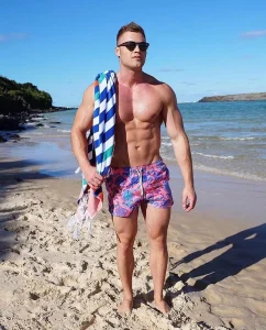 Custom Made Men’s Swimwear Shorts Breathable Fashionable Summer Swimming Trunks Leopard Animal Print for Adults
